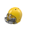 Yellow Football Helmet Replica