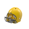 Yellow Football Helmet Replica